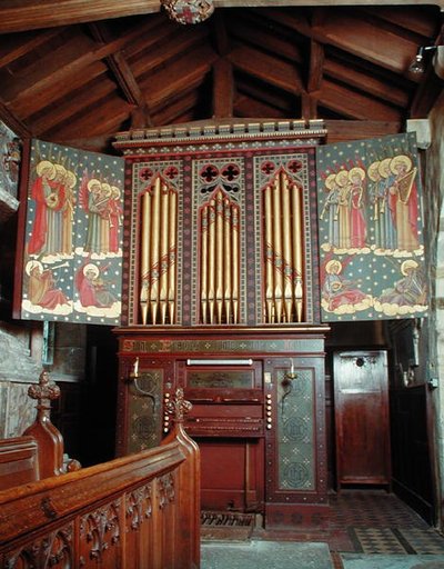 The Organ of All Saints Church, Theddingworth by English School